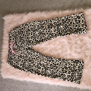 XOXO Fleece Cheetah Print Pajama Lounge Pants ~ Sz XL